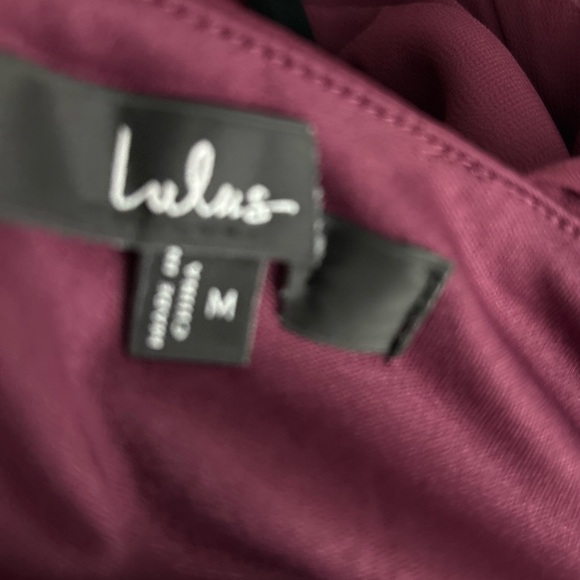 Lulu's Remarkable Arrival Plum Sleeveless Maxi Dress Size Medium NWOT - Picture 7 of 7